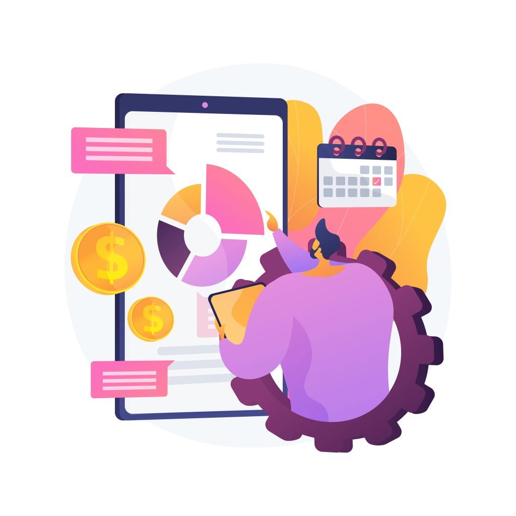 business person analyzing ucaas costs